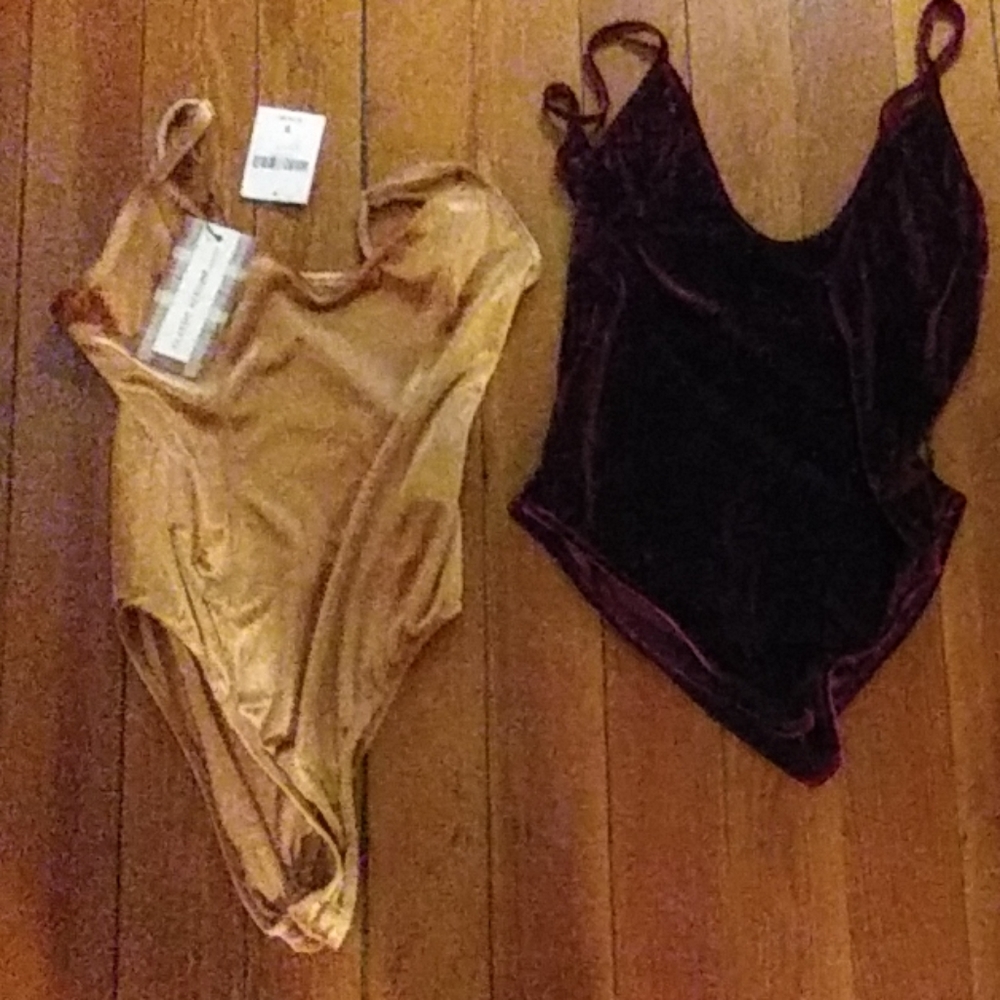 Two New Velvet Bodysuits!